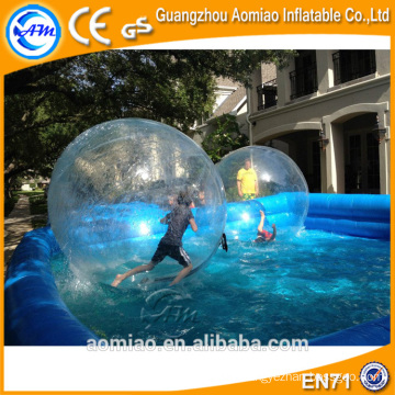 Cheap price water resistant flange ball bearing/bubble water walking ball for sale